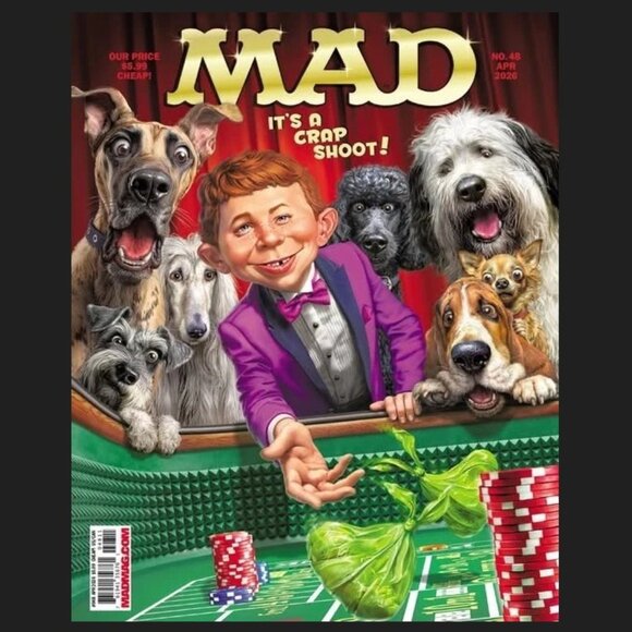 Mad Magazine Other - MAD Magazine April 2026 #48 Celebrity Poker Showdown Gambling Satire Issue